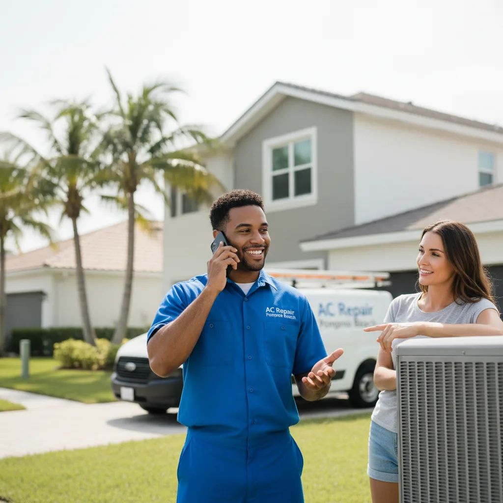 AC Repair Pompano Beach customer support in Burns